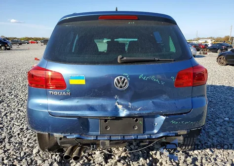 2017 Volkswagen Tiguan S from USA, damaged, VIN WVGAV7AX4HK009354